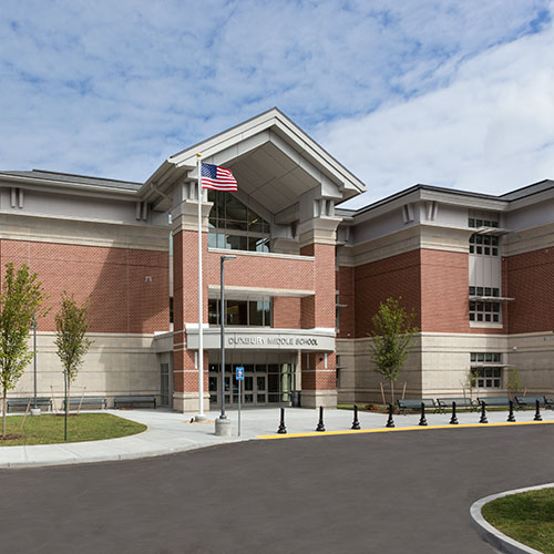 Completes Duxbury Middle/High School Dimeo Construction Company