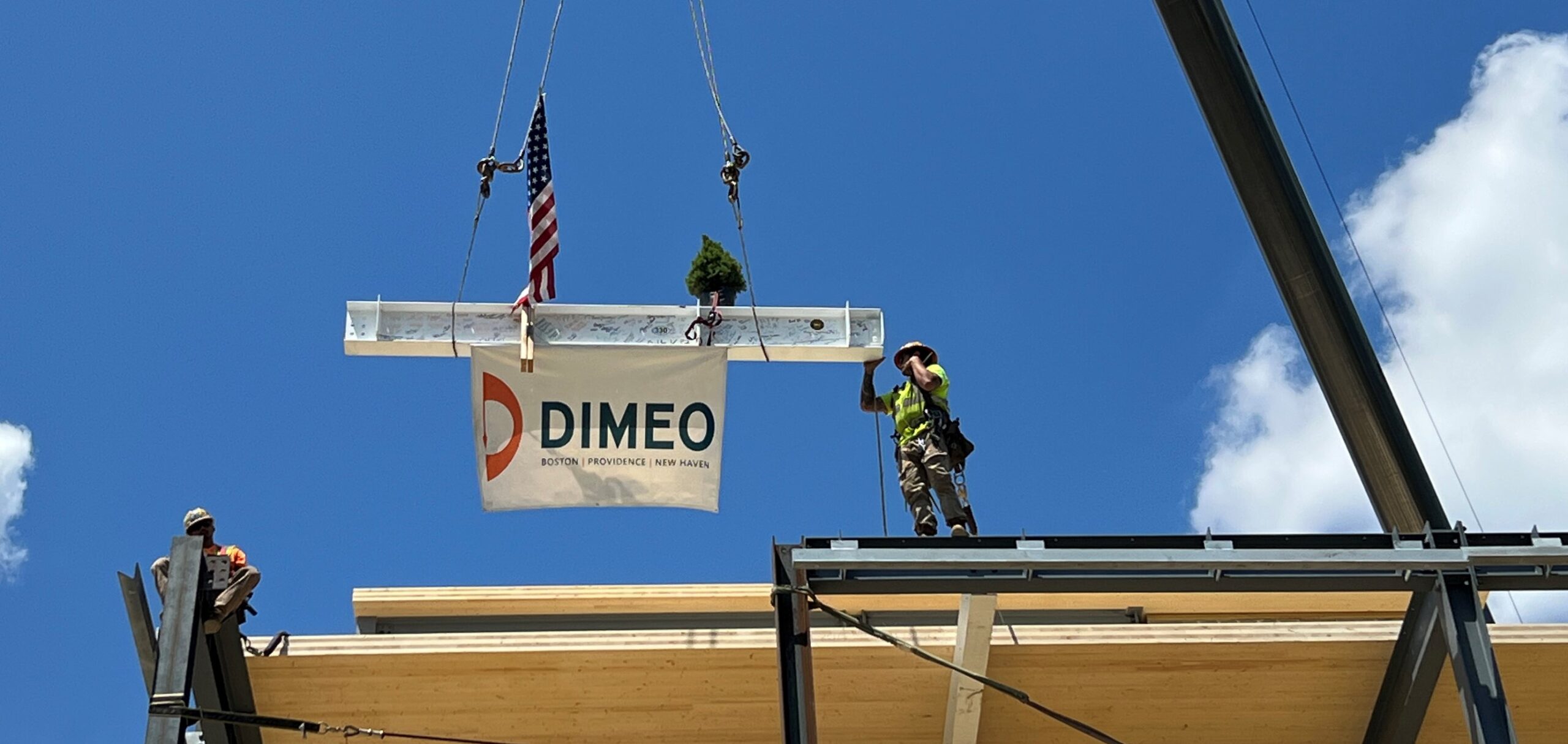 Brown University Brook St Residence Halls Topping Off Ceremony